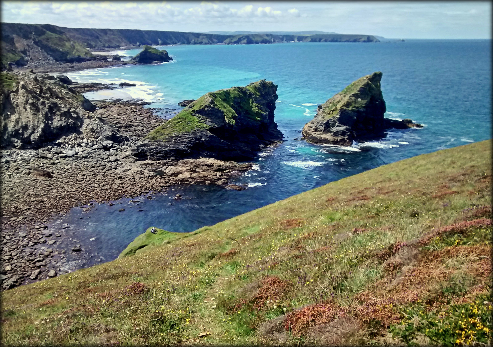 Porthcadjack at low tide.