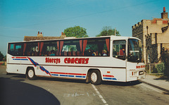 Storey’s Coaches 227 ASV (SMY 627X) in Barton Mills – 30 May 1997