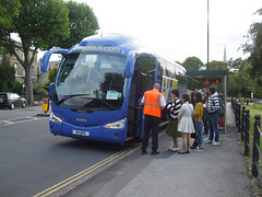 DSCF9523 Freestones Coaches (Megabus contractor) E11 SPG (YN08 JBX) in Cambridge - 19 Aug 2017