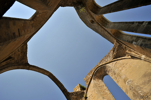 Ruines du transept de l'église Saint-Lubin de Yèvre-le-Châtel - Loiret