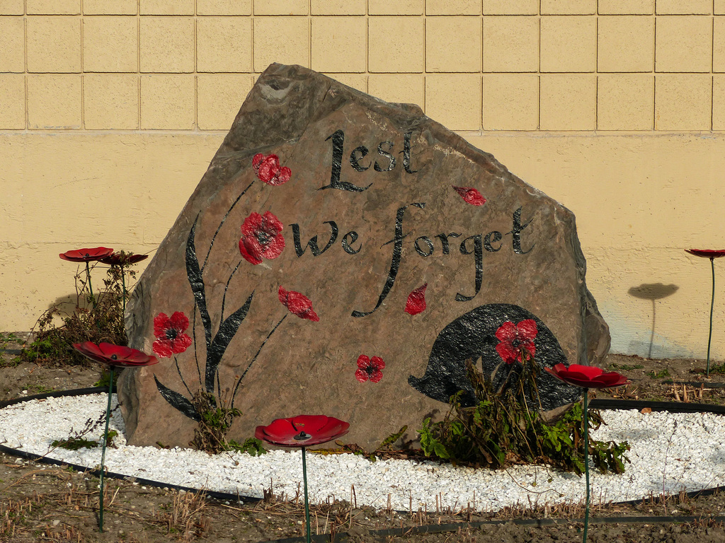 Exshaw Legion memorial