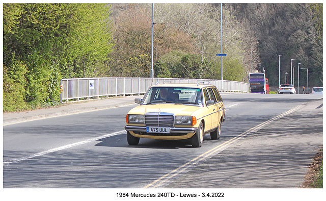 1984 Mercedes 240TD Lewes 3 4 2022