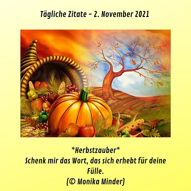 Tägliche Zitate - 2. November 2021