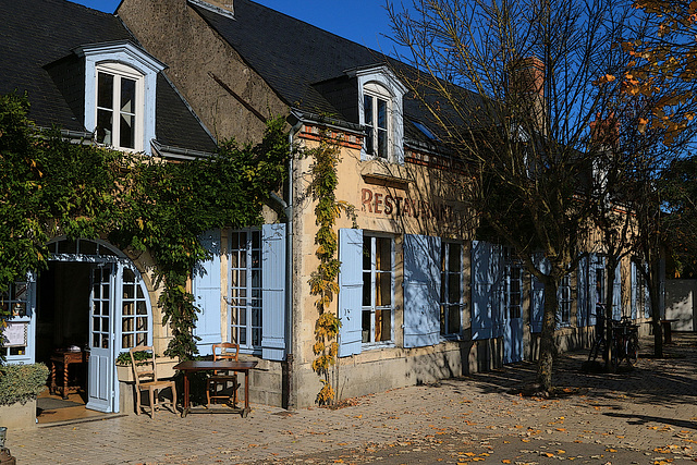 Le restaurant " La Marine " à Combleux