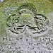 abney park cemetery, london,fireman's helmet on gravestone of william henry maidman 1873, paid for my his comrades after 40 years of service