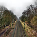 Blick auf die Bergisch-Märkische Eisenbahn (Wattenscheid-Höntrop) / 17.02.2024