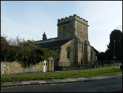 St Cross against the sky