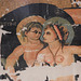 Detail of a Textile Fragment with a Satyr and Maenad in the Metropolitan Museum of Art, December 2023