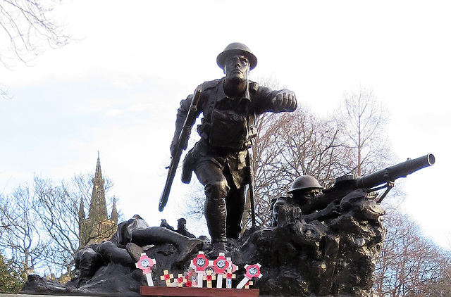 kelvingrove war memorial, glasgow