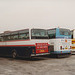 Coaches at Grantham North Service Area (A1) - 6 Sep 1996 (326-08)