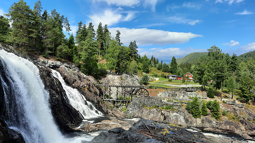 Haugfossen-Wasserfall