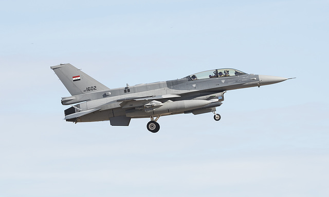 Iraqi Air Force Lockheed Martin F-16D Fighting Falcon 1602 (12-0017)