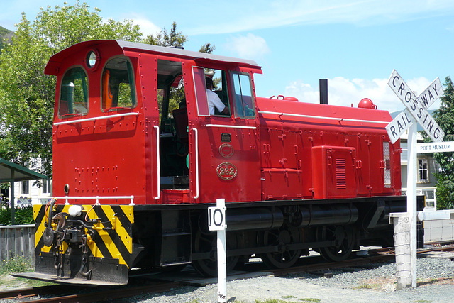 Old Rail Engine At Founders Park