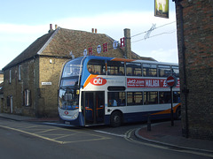 DSCF5669 Stagecoach (Cambus) 19603 (AE10 BXR) in Ely - 8 Dec 2018