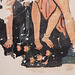 Detail of a Textile Fragment with a Satyr and Maenad in the Metropolitan Museum of Art, December 2023