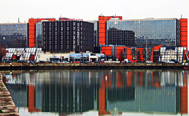 le Havre et ses réflexions.