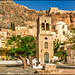 Zentraler Platz der kleinen Gemeinde Monemvasia