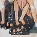 Detail of a Textile Fragment with a Satyr and Maenad in the Metropolitan Museum of Art, December 2023