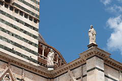 Statues on the Duomo, Siena