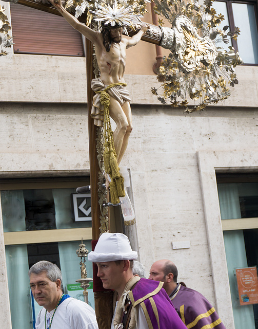 Carrying the cross