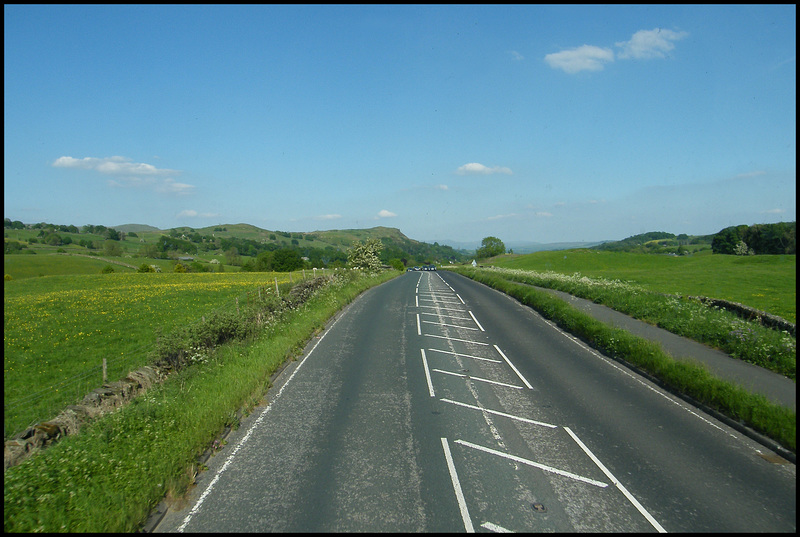 heading south towards Staveley