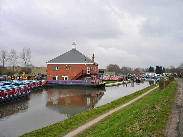 Marina at Alvecote on the Coventry Canal