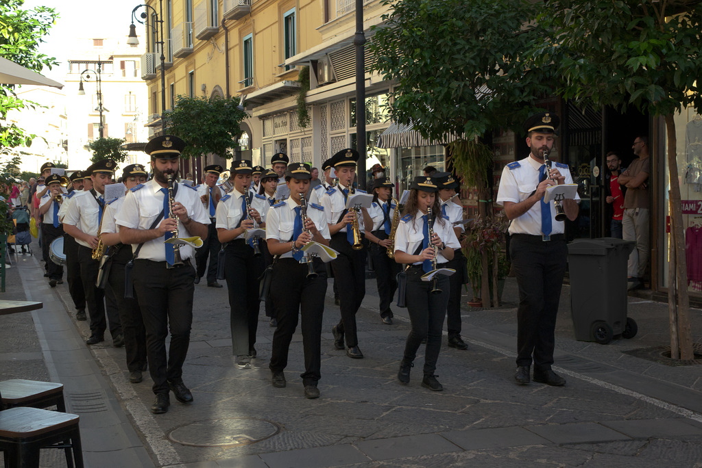 Marching band in Sorrento