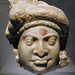 Head of a Man Probably a Yaksha in the Metropolitan Museum of Art, October 2023