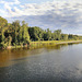 Flaach - Aussicht von der Thurbrücke bei Ellikon