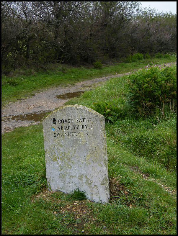 Coast Path milestone