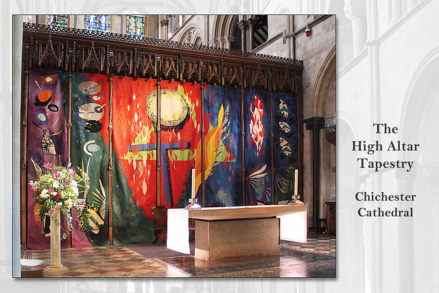 High Altar Tapestry Chichester Cathedral 6 8 2014