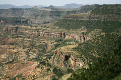 View from escarpment at Erar