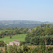 View over Windygates from the path to Hen Cloud