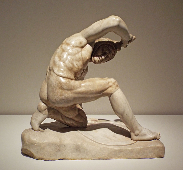 Marble Kneeling Persian in the Metropolitan Museum of Art, June 2016