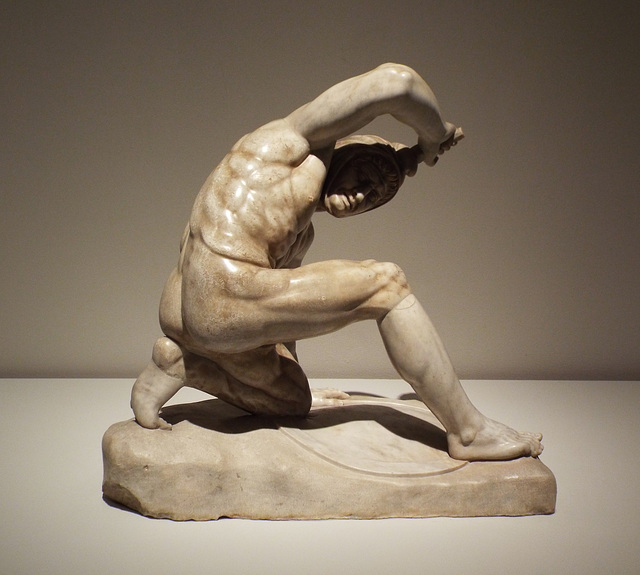 Marble Kneeling Persian in the Metropolitan Museum of Art, June 2016