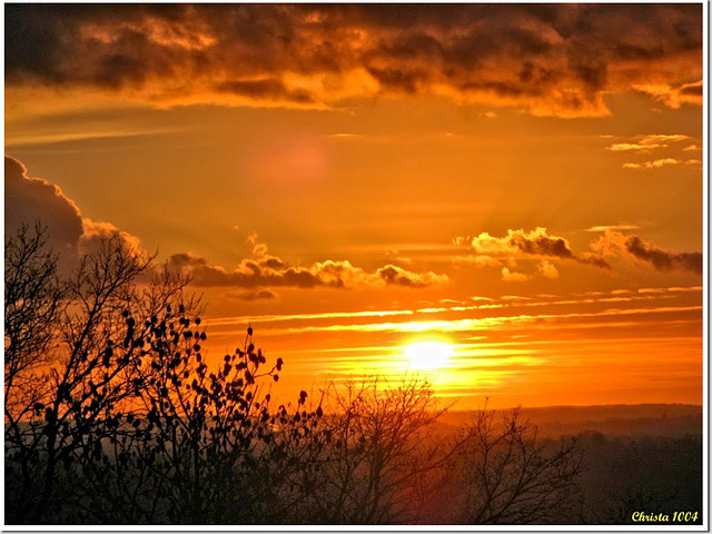 Orange mood for a Friday evening