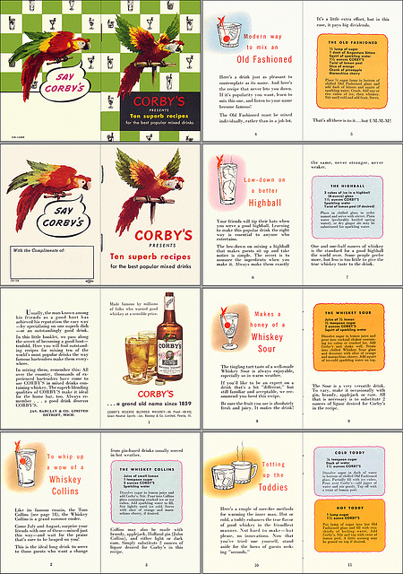 Corby's Presents Booklet, c1950