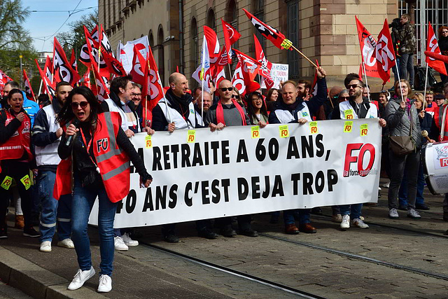 Pensions protest