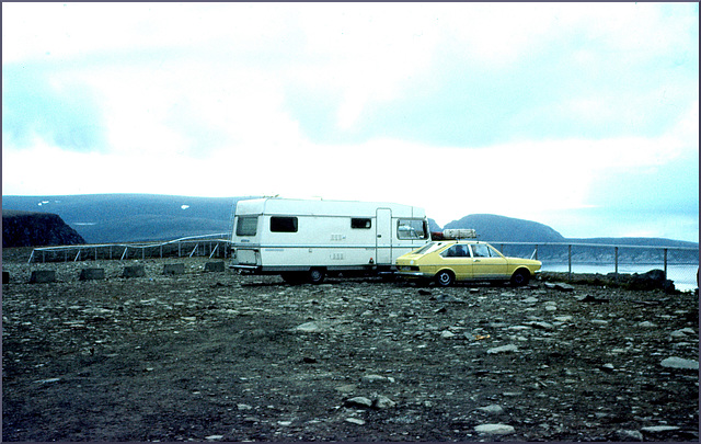 Übernachten auf dem Nordkap 1980 - HFF