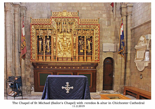 St Michael's Chapel Chichester Cathedral 11 2 2019