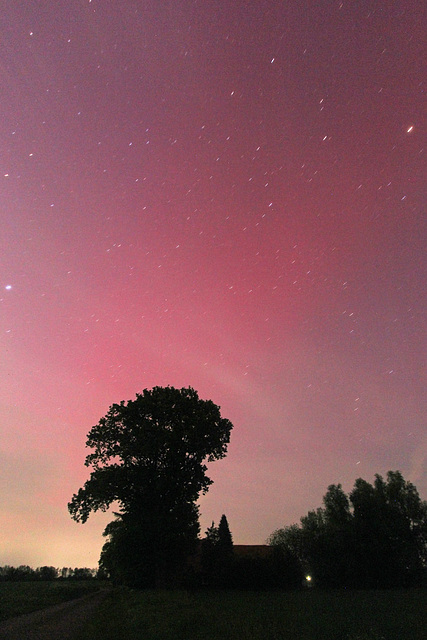 Polar light over Kapellenmoor