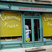 Vieille devanture. (Epicerie) Vue à Nontron (24)