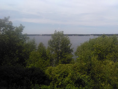 Pause routière avec une vue passablement pas si pire