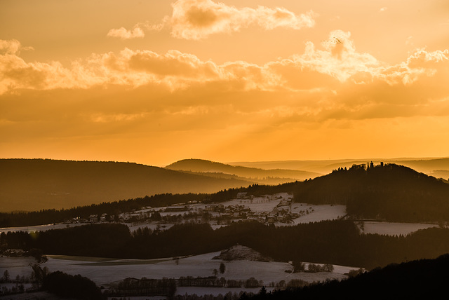 Rhön - vom Fuldaer Haus zur Enzianhütte -  20190102