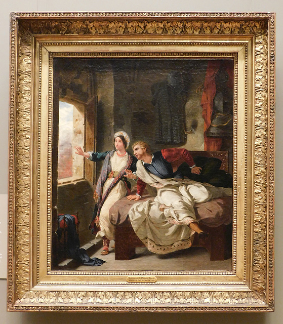Rebecca and the Wounded Ivanhoe by Delacroix in the Metropolitan Museum of Art, January 2020