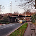 Eisenbahnbrücke über der Duisburger Straße (Oberhausen-Lirich) / 28.12.2024