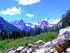 Looking Up Cascade Canyon - Grand Teton National Park