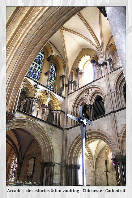 Arches etc Chichester Cathedral 6 8 2014