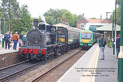 2890 & 171 801 at Eridge Station 24 9 2022