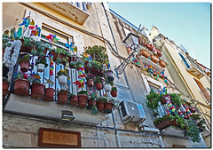coloured balconies